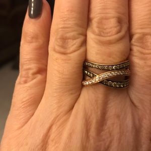 Levian 14k Strawberry Gold Chocolate Diamond Ring